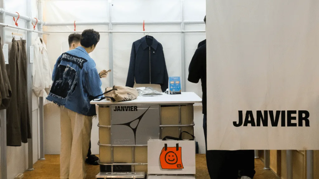 A man inside Javier Store