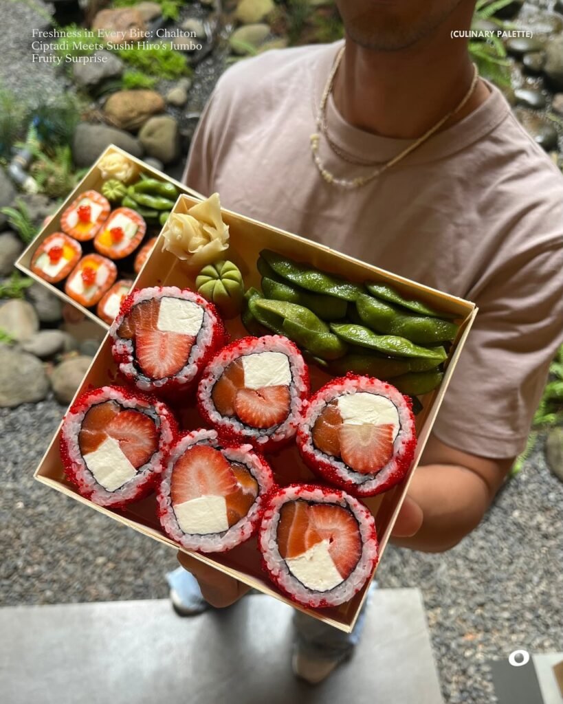 Mango Dream Roll from Jumbo Sushi Fruity Surprise Sushi Hiro