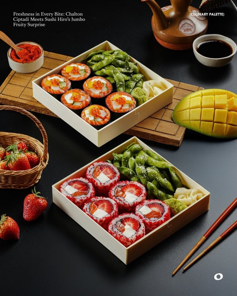Jumbo Sushi Fruity Surprise collaboration at Sushi Hiro Jakarta