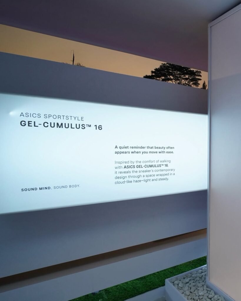 Interactive exhibition at ASICS Plaza Senayan pop-up