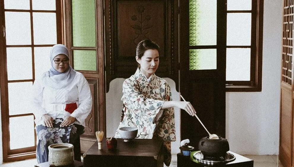 Traditional tea in Glodok Chinatown Jakarta