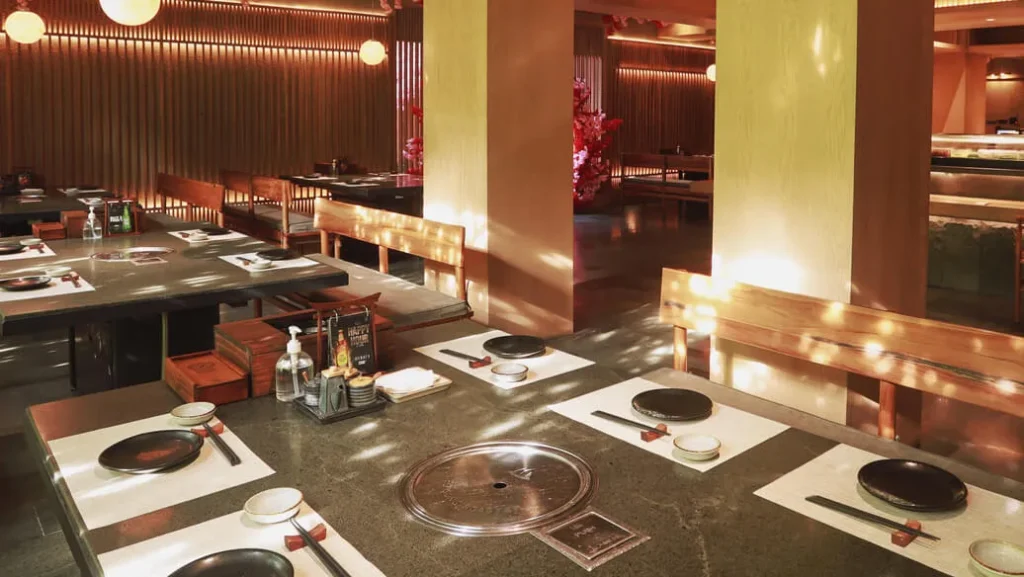 Kenjiro Japanese Restaurant Jakarta interior dining room