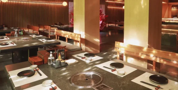 Kenjiro Japanese Restaurant Jakarta interior dining room